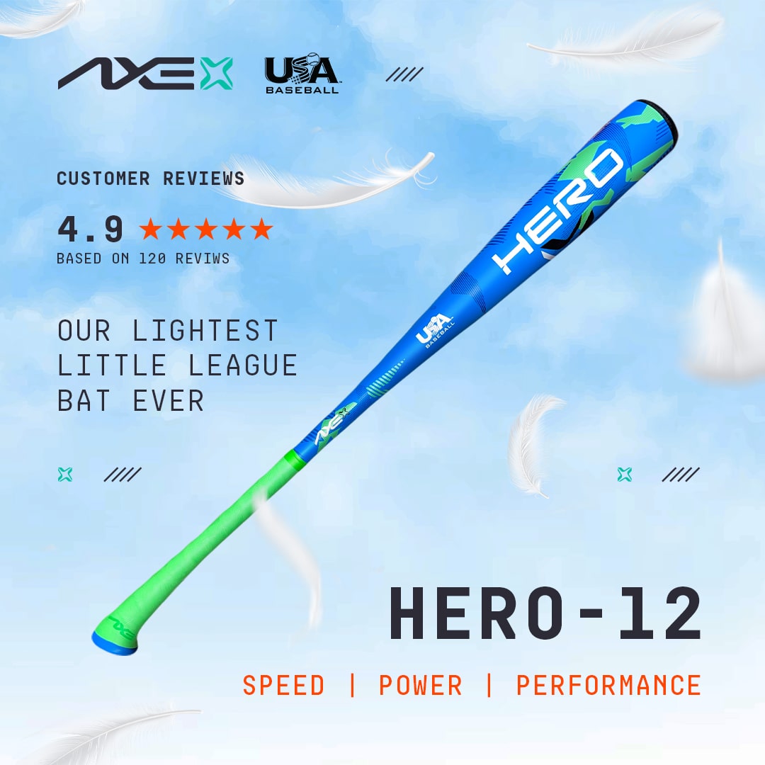 Axe Hero -12 USA Baseball Bat - Pro Game Sports