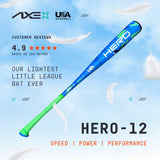 Axe Hero -12 USA Baseball Bat - Pro Game Sports