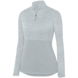 Ladies Shadow Tonal Heather 1/4 Zip Pullover