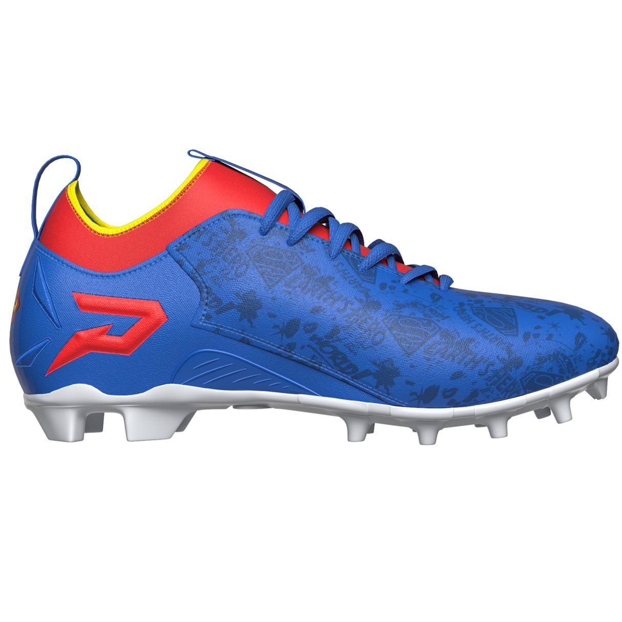 Superman Football Cleats - Quantum Speed by Phenom Elite - Pro Game Sports