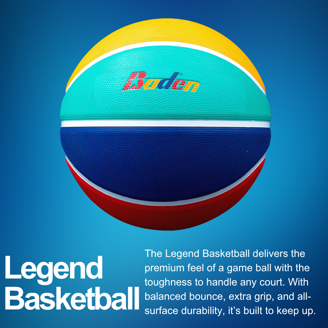 Legend Court Canvas Outdoor Game Rubber Basketball