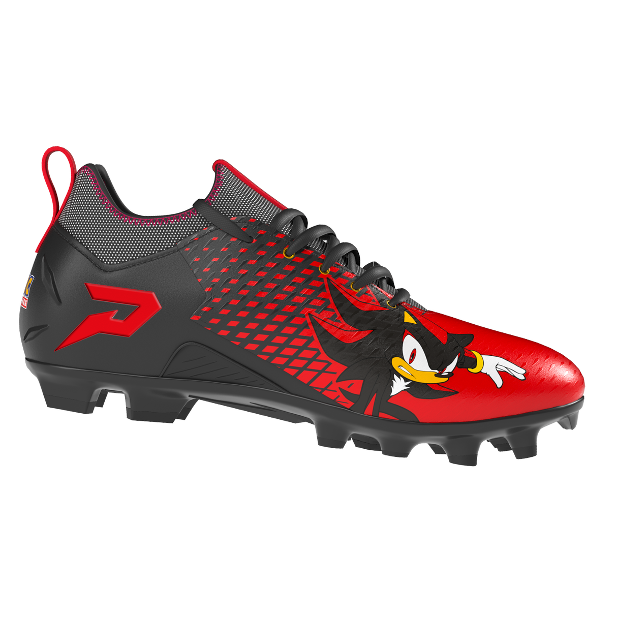 Shadow the Hedgehog Football Cleats - Quantum Speed 2.0 by Phenom Elite - Pro Game Sports