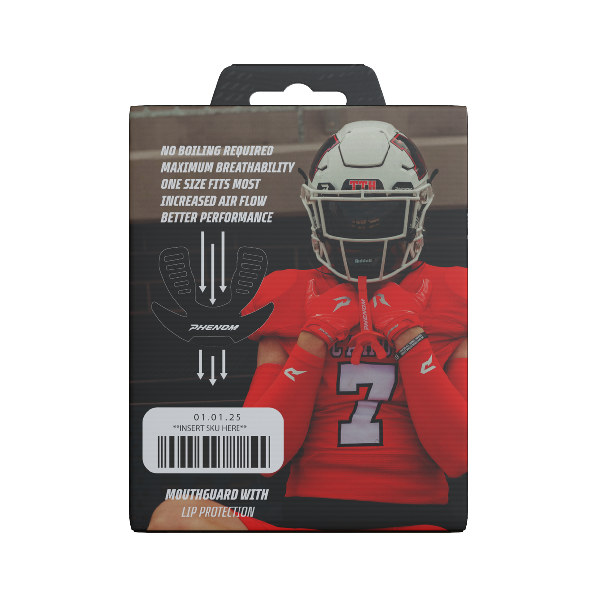 Phenom Elite Hexa-Flow™ 4.0 Football Mouthguard – Team Color Edition (Adult & Youth)