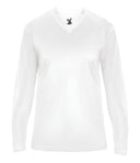 LADIES ULTIMATE V-NECK LONG SLEEVE TEE