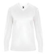 LADIES ULTIMATE V-NECK LONG SLEEVE TEE