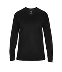 LADIES ULTIMATE V-NECK LONG SLEEVE TEE