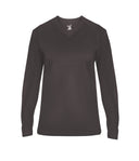 LADIES ULTIMATE V-NECK LONG SLEEVE TEE
