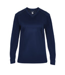 LADIES ULTIMATE V-NECK LONG SLEEVE TEE