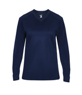 LADIES ULTIMATE V-NECK LONG SLEEVE TEE