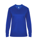 LADIES ULTIMATE V-NECK LONG SLEEVE TEE