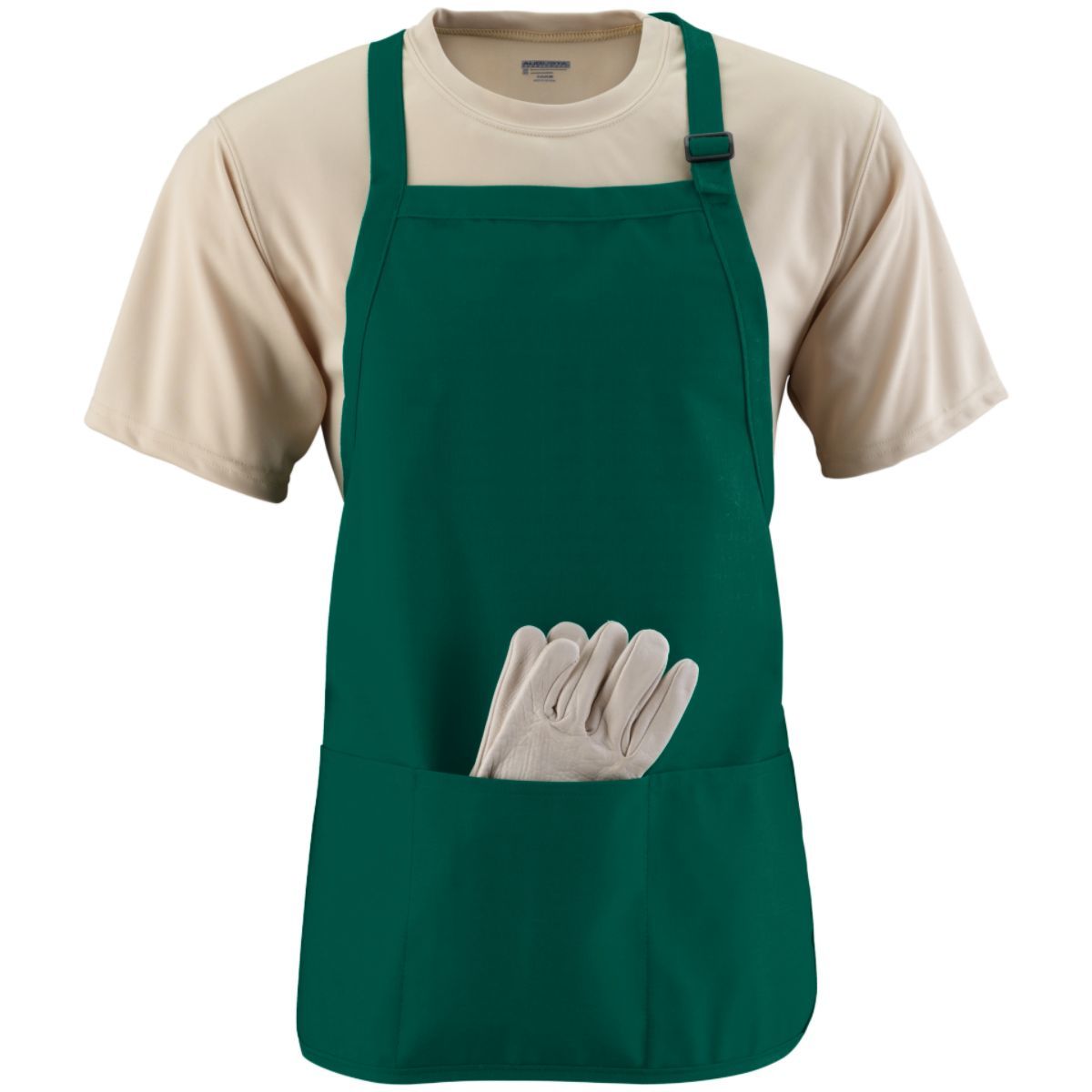 Medium Length Apron With Pouch
