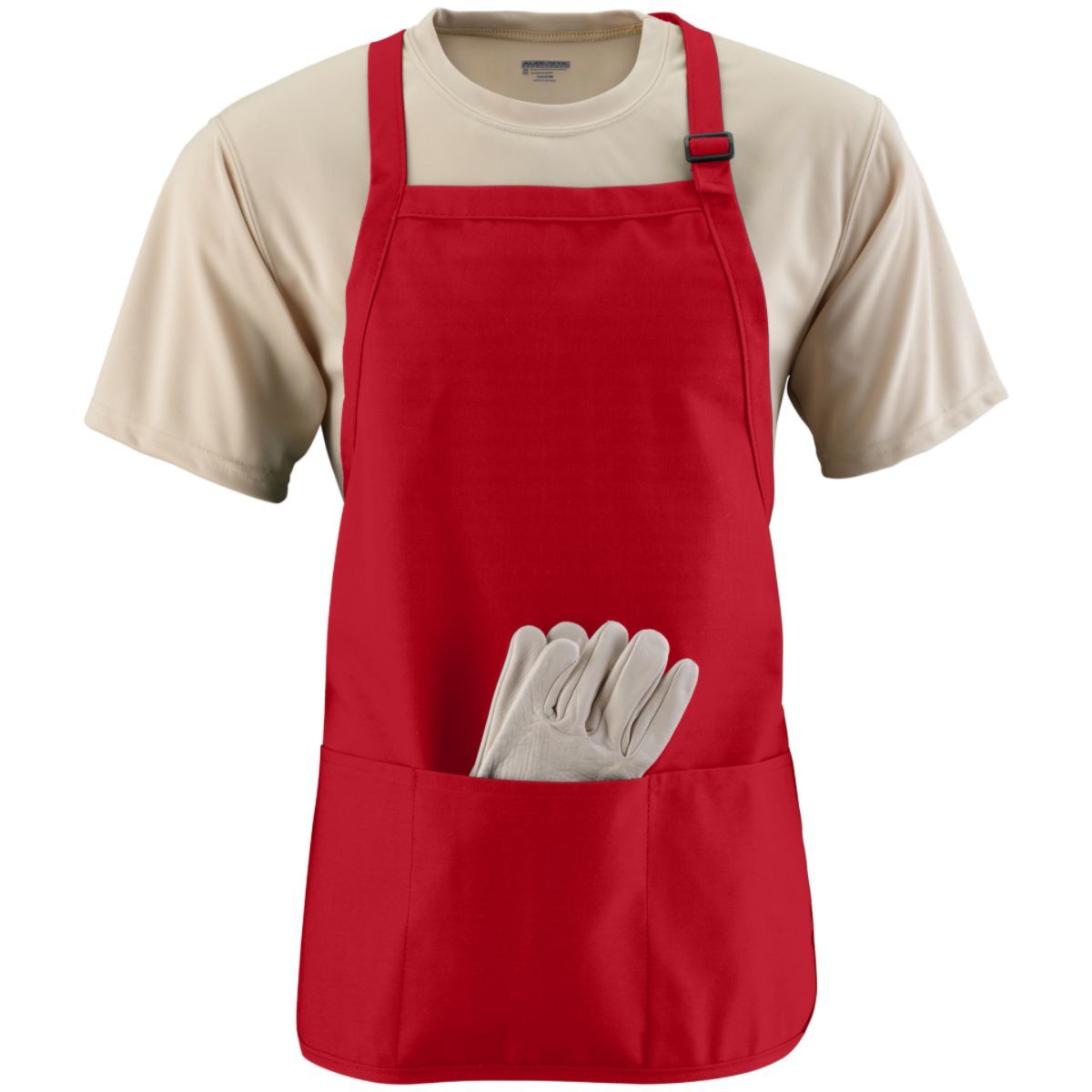Medium Length Apron With Pouch