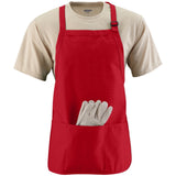 Medium Length Apron With Pouch