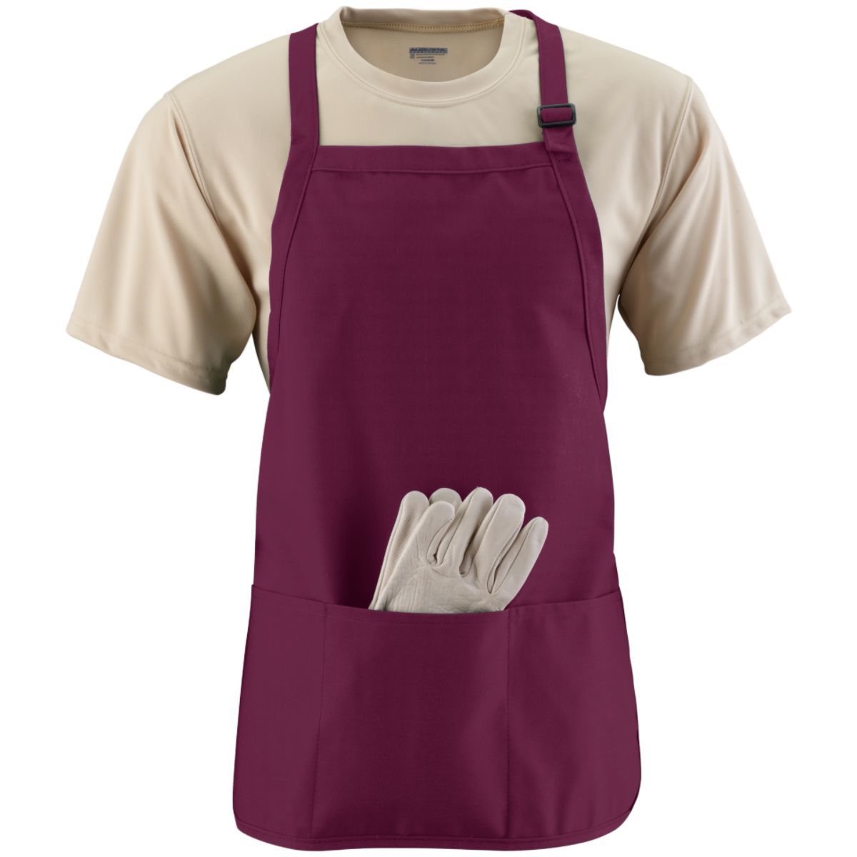 Medium Length Apron With Pouch