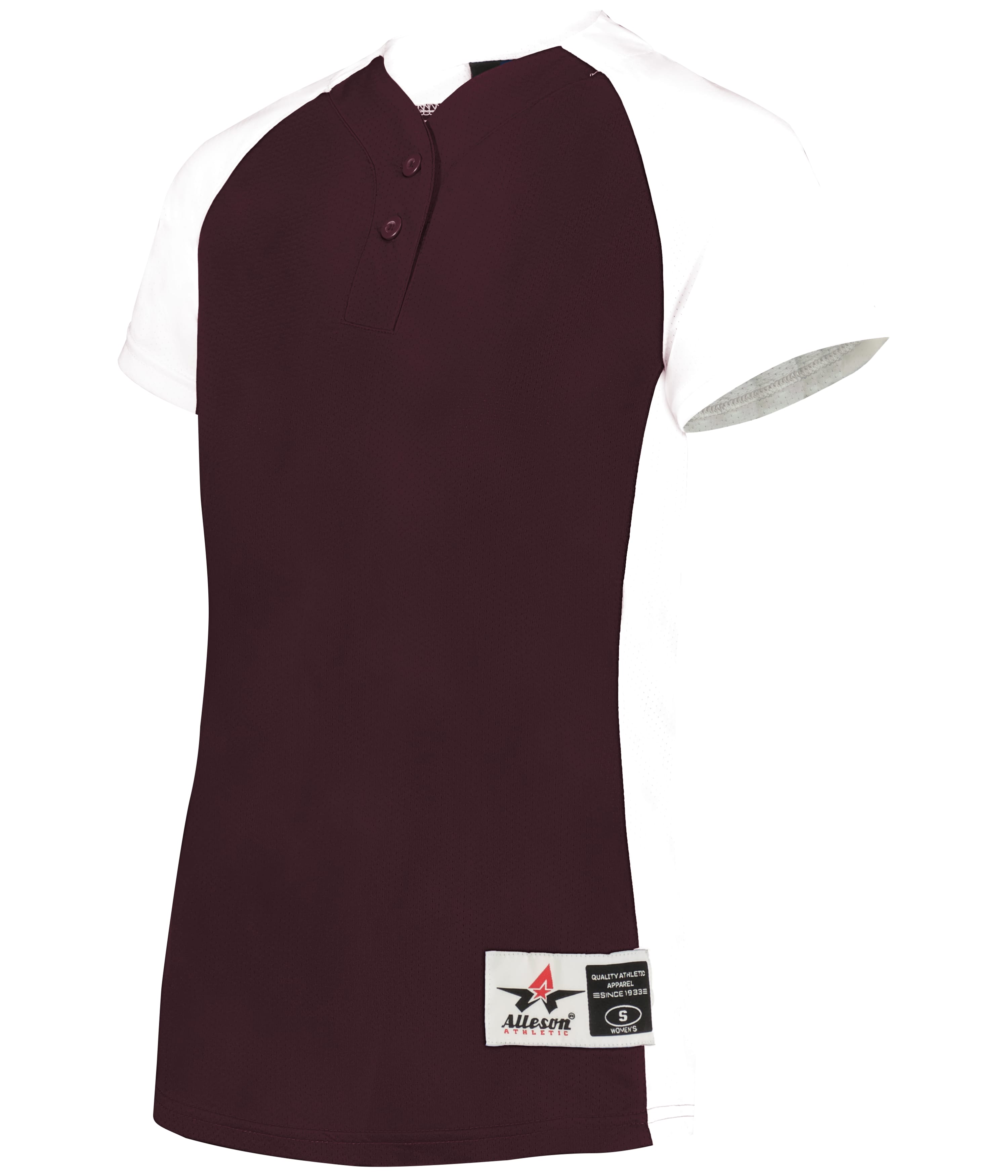 Girls Two Button Fastpitch Jersey
