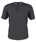 YOUTH TWO BUTTON MESH BASEBALL JERSEY