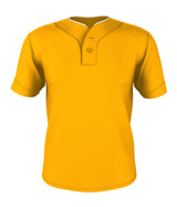 YOUTH TWO BUTTON MESH BASEBALL JERSEY