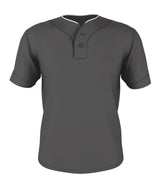YOUTH TWO BUTTON MESH BASEBALL JERSEY