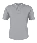 YOUTH TWO BUTTON MESH BASEBALL JERSEY