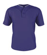 TWO BUTTON MESH BASEBALL JERSEY