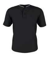 TWO BUTTON MESH BASEBALL JERSEY
