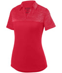 Ladies Shadow Tonal Heather Polo