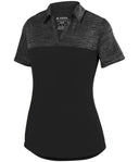 Ladies Shadow Tonal Heather Polo