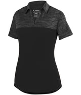 Ladies Shadow Tonal Heather Polo