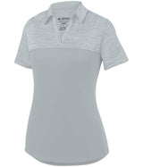 Ladies Shadow Tonal Heather Polo