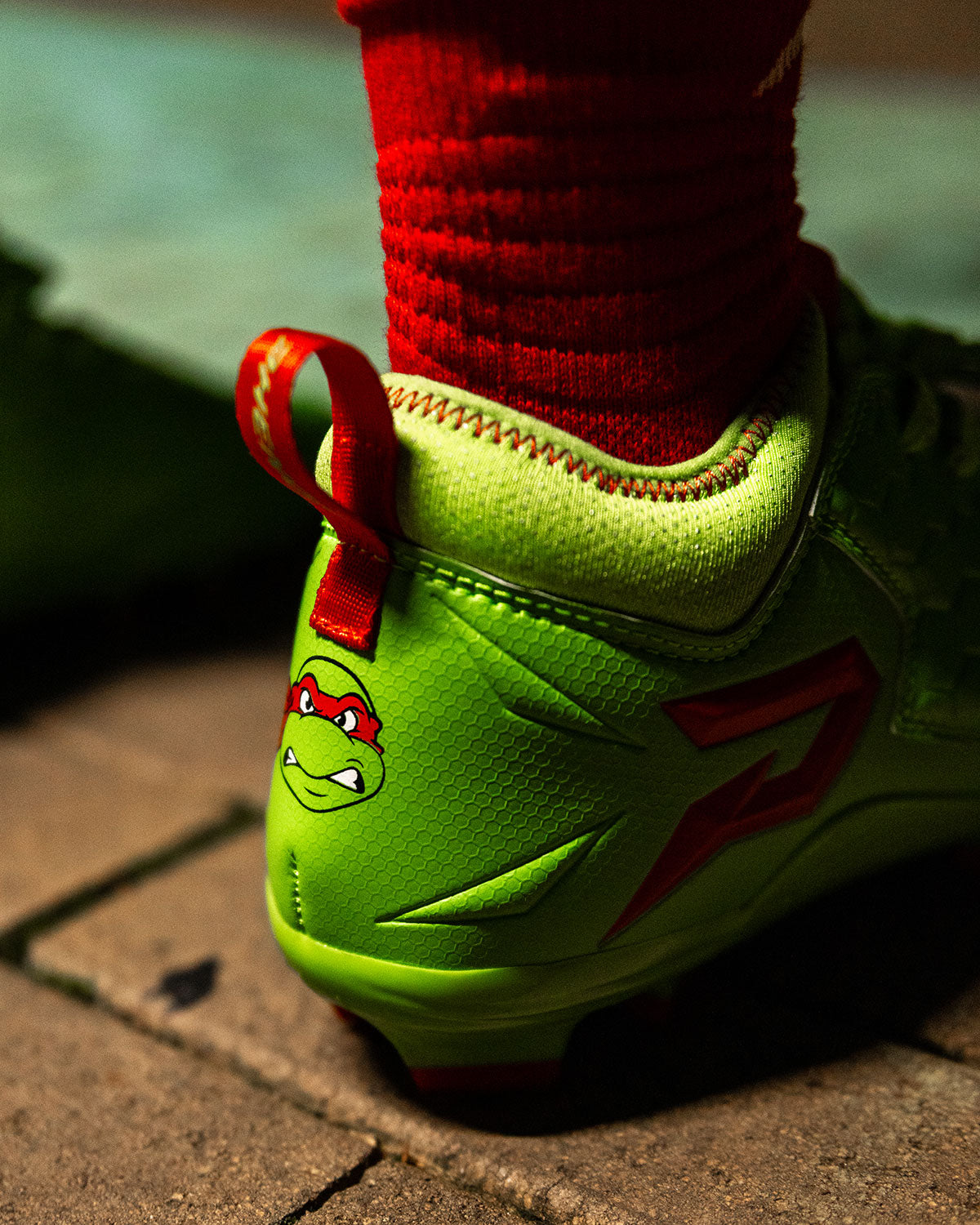 Ninja Turtles: Raphael Football Cleats – Quantum Speed 2.0 by Phenom Elite