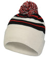 Knit Fold Over Pom-Pom Beanie