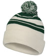 Knit Fold Over Pom-Pom Beanie