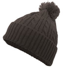 Cable Knit Pom-Pom Beanie