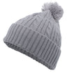 Cable Knit Pom-Pom Beanie