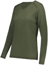 Ladies Super Soft-Spun Poly Long Sleeve Tee