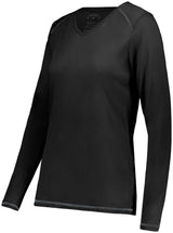 Ladies Super Soft-Spun Poly Long Sleeve Tee