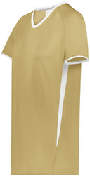 Ladies Cutter+ V-Neck Jersey