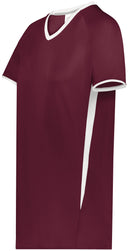 Ladies Cutter+ V-Neck Jersey