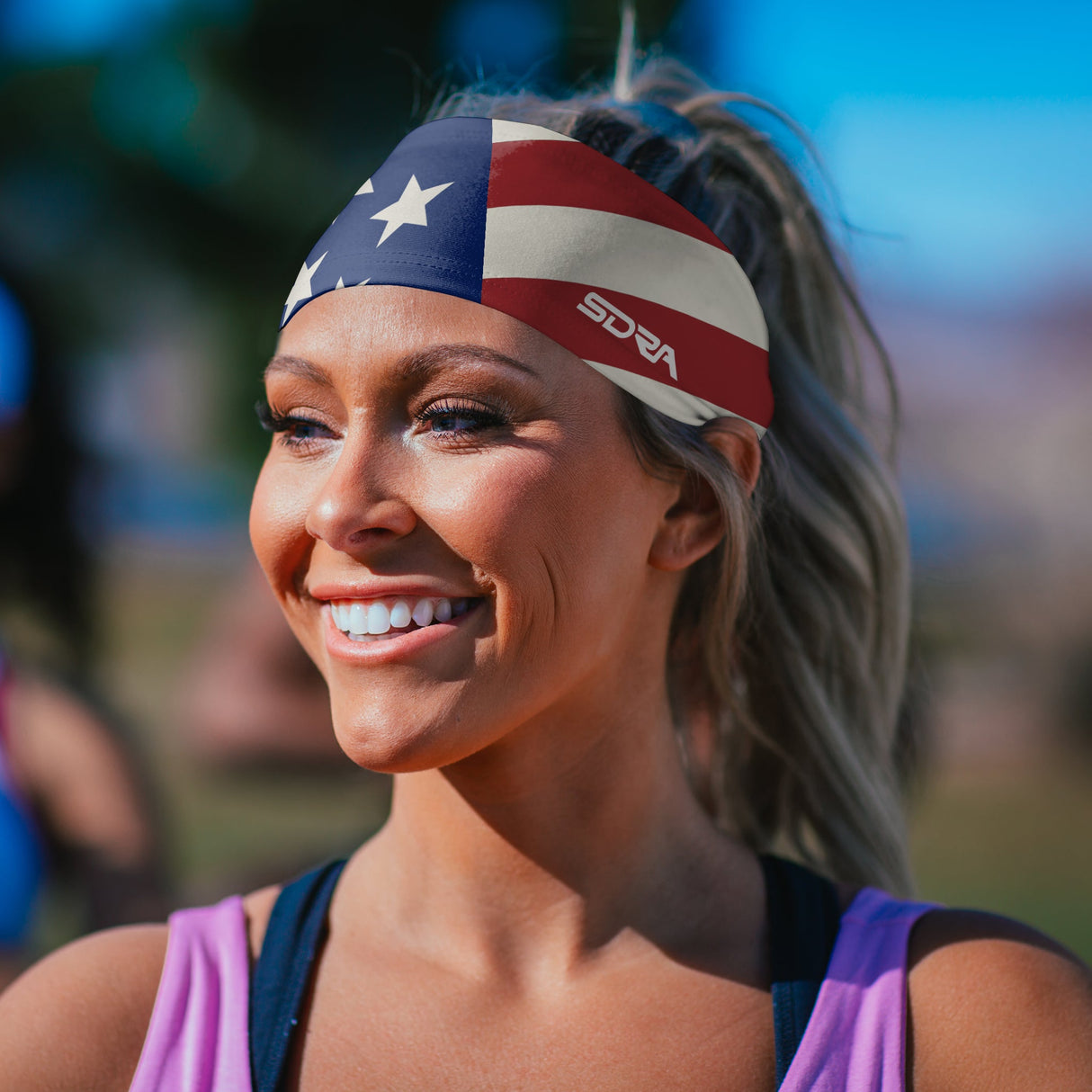 Country Flag Tapered Headbands - Pro Game Sports