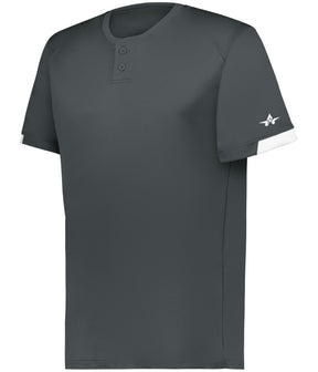 YOUTH ON THE RISE TWO-BUTTON BASEBALL JERSEY - Pro Game Sports