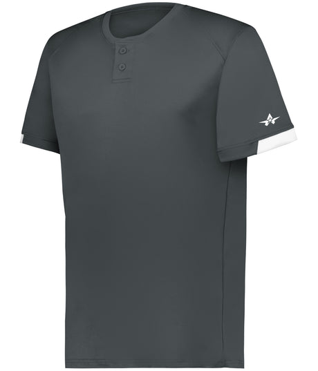 YOUTH ON THE RISE TWO-BUTTON BASEBALL JERSEY - Pro Game Sports