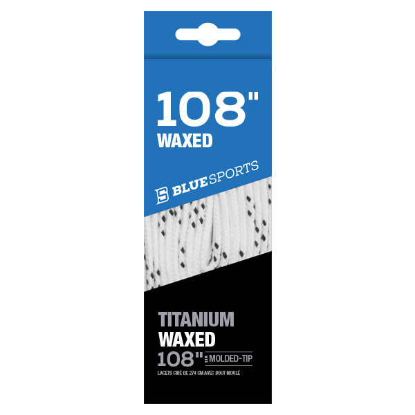Blue Sports - Titanium Waxed Laces