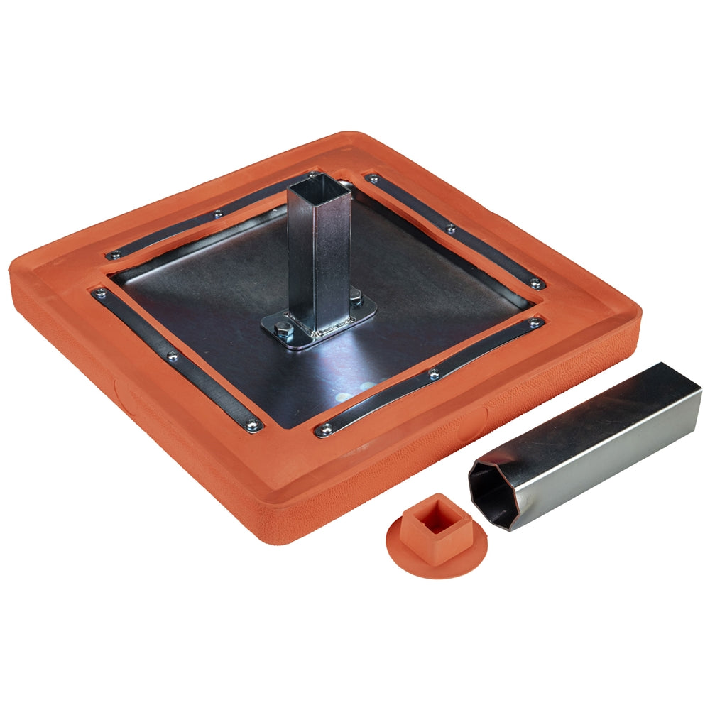 15"x15"x3" Orange Safety Base