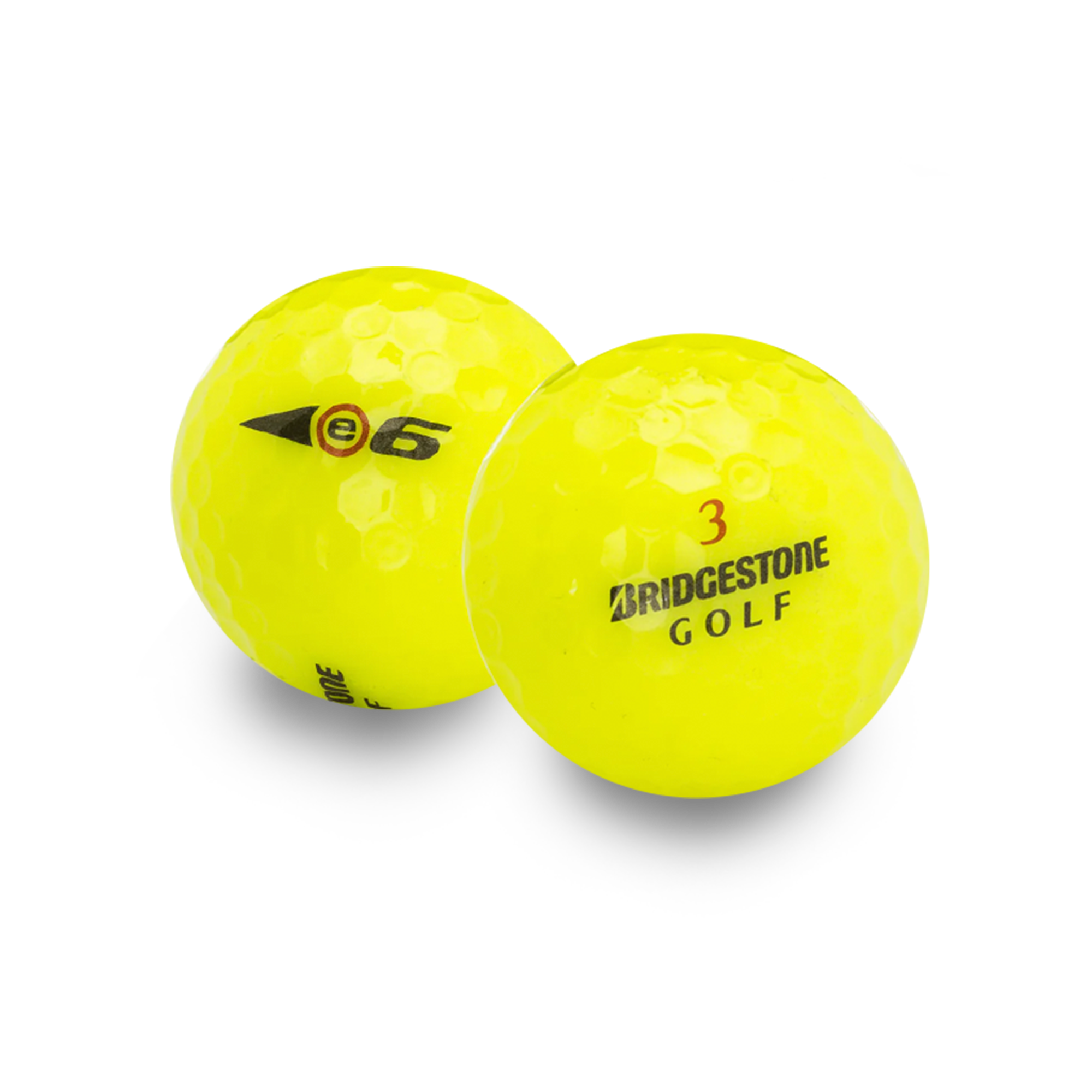 Used Bridgestone e6 Yellow - 1 Dozen