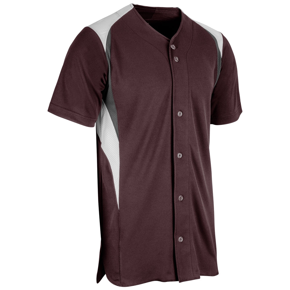 Bull Pen Full Button Jersey - Youth