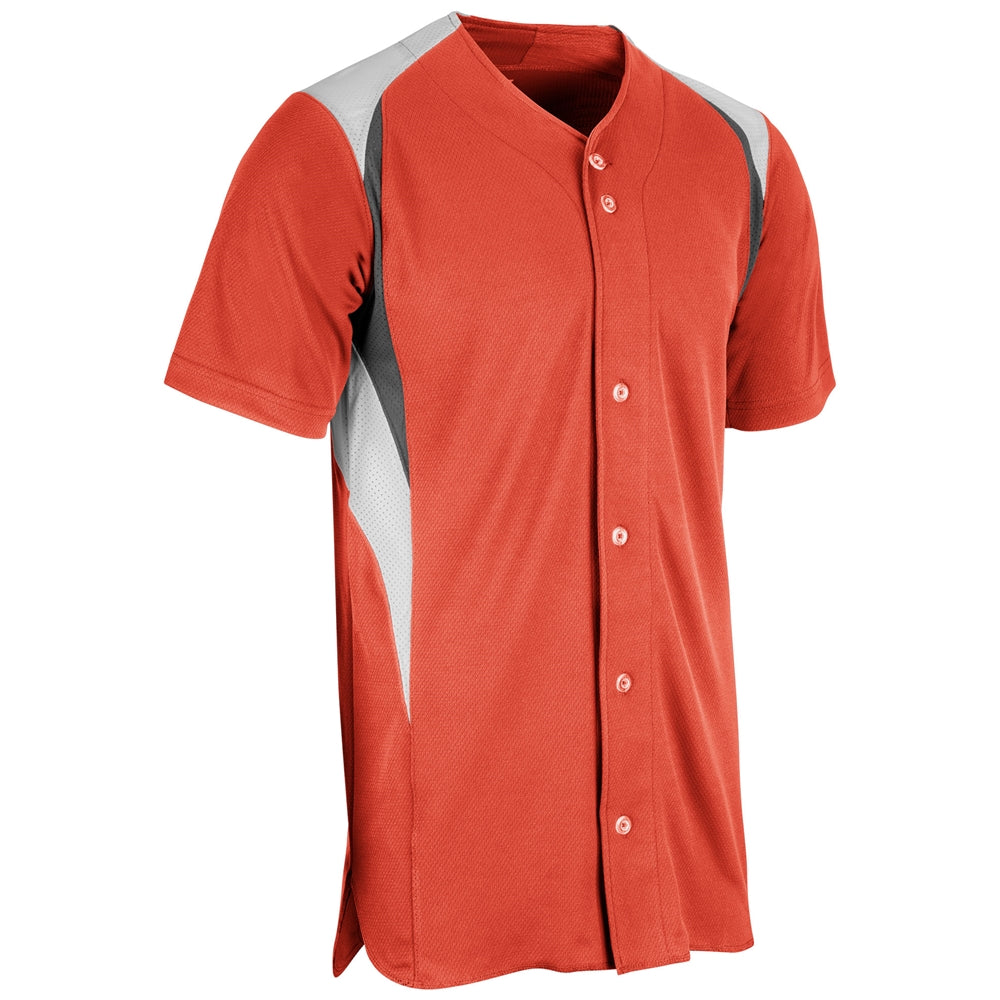 Bull Pen Full Button Baseball/Softball Jersey 