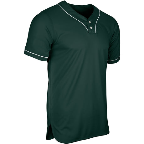 Heater 2-Button Piped Baseball Jersey - Youth - Pro Game Sports