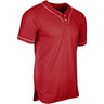 Heater 2-Button Piped Baseball Jersey - Youth - Pro Game Sports