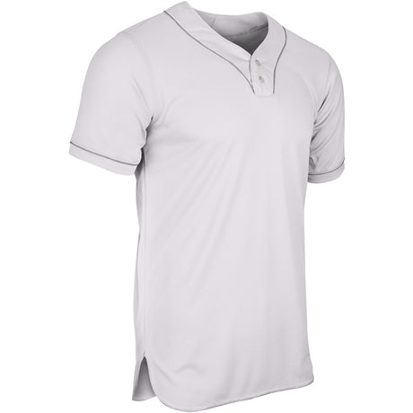 Heater 2-Button Piped Baseball Jersey - Youth - Pro Game Sports