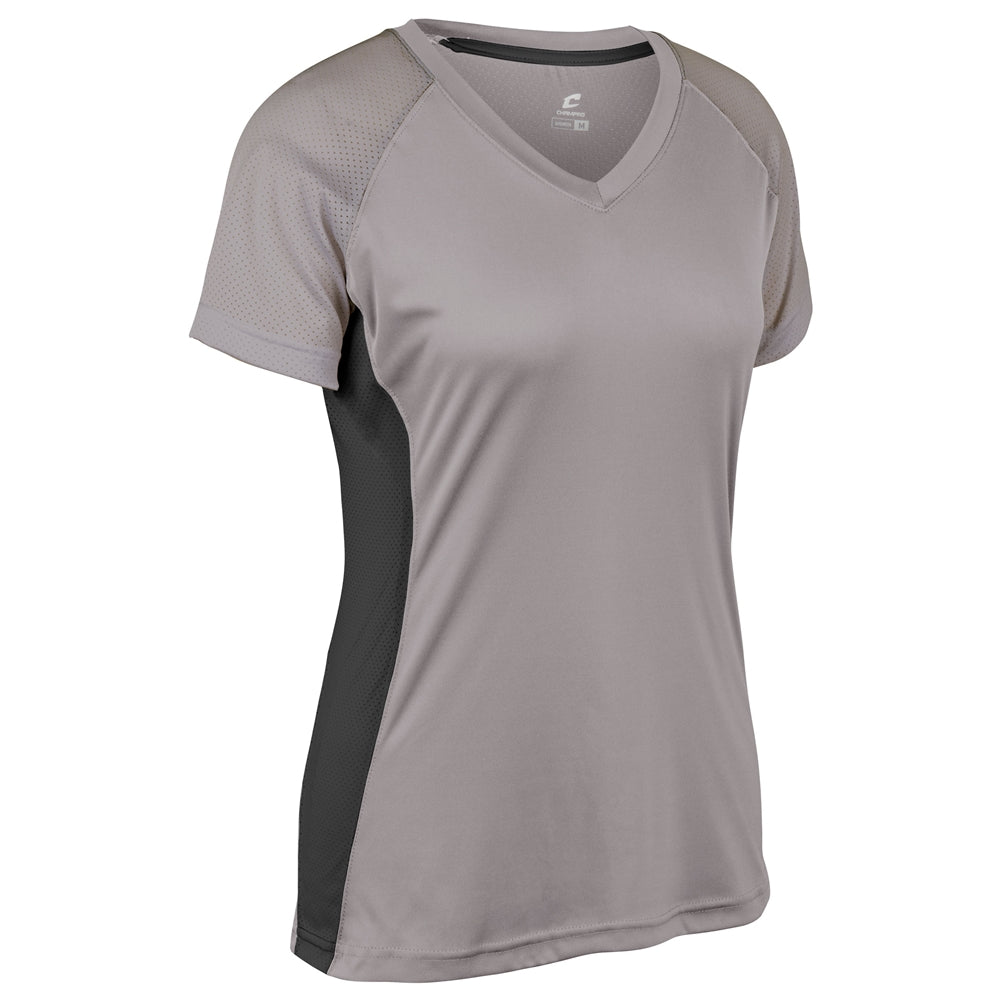 Infinite V-Neck Short Sleeve Jersey - Girls